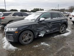 Salvage cars for sale at Assonet, MA auction: 2019 Audi SQ5 Premium Plus