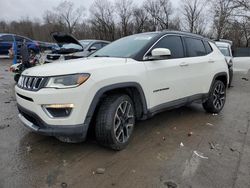 Salvage cars for sale from Copart Ellwood City, PA: 2018 Jeep Compass Limited