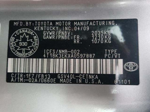 2010 Toyota Camry SE