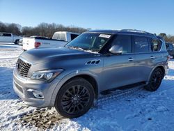 Salvage cars for sale at Conway, AR auction: 2015 Infiniti QX80