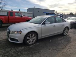 Salvage cars for sale at Woodburn, OR auction: 2010 Audi A4 Premium