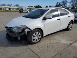 Salvage cars for sale from Copart Sacramento, CA: 2015 Toyota Corolla L