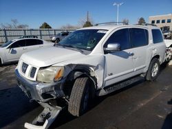 Salvage cars for sale at Littleton, CO auction: 2007 Nissan Armada SE