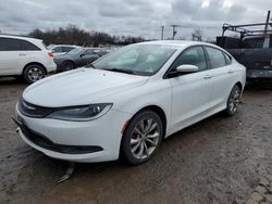 Salvage cars for sale from Copart Hillsborough, NJ: 2016 Chrysler 200 S