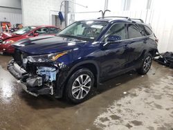 Toyota salvage cars for sale: 2022 Toyota Highlander XLE