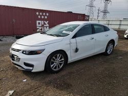 Chevrolet salvage cars for sale: 2018 Chevrolet Malibu LT