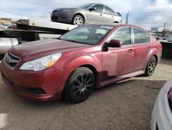 Salvage cars for sale from Copart Colorado Springs, CO: 2010 Subaru Legacy 2.5I Premium