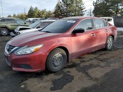 Nissan Altima salvage cars for sale: 2016 Nissan Altima 2.5