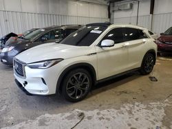 Salvage cars for sale at Franklin, WI auction: 2019 Infiniti QX50 Essential