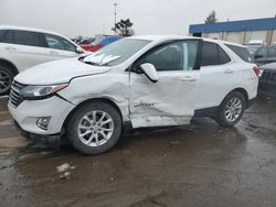 Salvage cars for sale from Copart Woodhaven, MI: 2020 Chevrolet Equinox LT