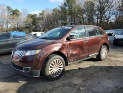 Salvage cars for sale from Copart Austell, GA: 2012 Lincoln MKX