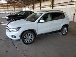 Salvage cars for sale from Copart Phoenix, AZ: 2016 Volkswagen Tiguan S