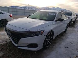 Salvage cars for sale at Magna, UT auction: 2021 Honda Accord Sport SE