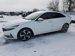 Salvage cars for sale from Copart Ontario Auction, ON: 2021 Hyundai Elantra SEL