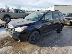 Salvage cars for sale from Copart Rocky View County, AB: 2014 Subaru Forester 2.5I Touring