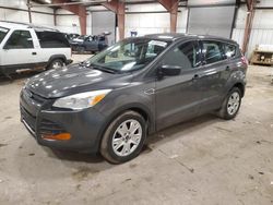 Salvage cars for sale at Lansing, MI auction: 2015 Ford Escape S