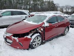 Salvage cars for sale from Copart North Billerica, MA: 2018 Chevrolet Volt Premier