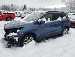 Salvage cars for sale from Copart Candia, NH: 2018 Ford Escape SE