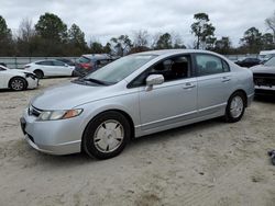 Salvage cars for sale at Hampton, VA auction: 2006 Honda Civic Hybrid