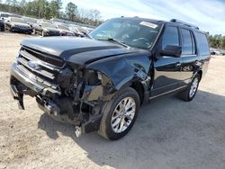 Salvage cars for sale at Harleyville, SC auction: 2015 Ford Expedition Limited