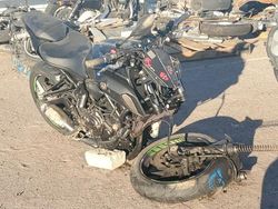 Yamaha MT07 salvage cars for sale: 2020 Yamaha MT07