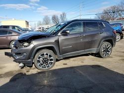 Salvage cars for sale at Moraine, OH auction: 2018 Jeep Compass Limited