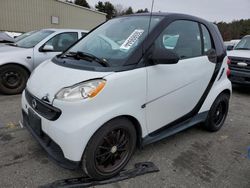 Smart salvage cars for sale: 2013 Smart Fortwo Pure