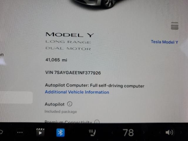 2022 Tesla Model Y