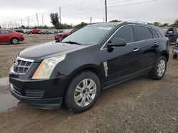 Salvage cars for sale from Copart Miami, FL: 2010 Cadillac SRX Luxury Collection