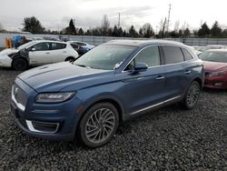 Lincoln Vehiculos salvage en venta: 2019 Lincoln Nautilus Reserve