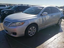 Salvage cars for sale from Copart Grand Prairie, TX: 2010 Toyota Camry Base