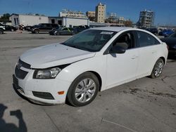 Chevrolet salvage cars for sale: 2012 Chevrolet Cruze LS