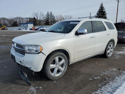 Dodge Durango salvage cars for sale: 2011 Dodge Durango Citadel