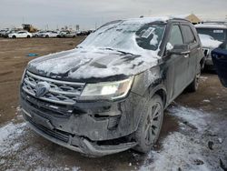 Salvage cars for sale from Copart Brighton, CO: 2018 Ford Explorer Limited