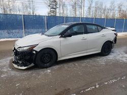 Salvage cars for sale from Copart Moncton, NB: 2022 Nissan Sentra SR