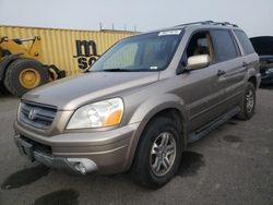 Salvage cars for sale from Copart Sacramento, CA: 2004 Honda Pilot EX