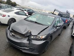 Salvage cars for sale at Martinez, CA auction: 2013 Honda Civic LX