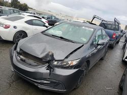 Salvage cars for sale from Copart Martinez, CA: 2013 Honda Civic LX