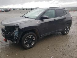 Jeep salvage cars for sale: 2017 Jeep Compass Trailhawk