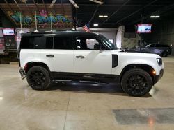 Salvage cars for sale at Dallas, TX auction: 2022 Land Rover Defender 110 X-DYNAMIC HSE