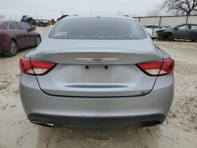 2015 Chrysler 200 S