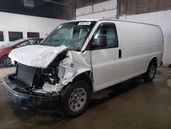 Salvage trucks for sale at Blaine, MN auction: 2013 Chevrolet Express G1500