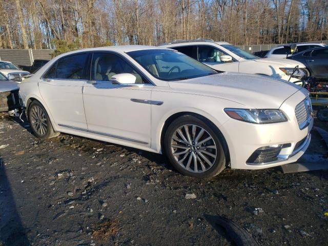 2017 Lincoln Continental Select