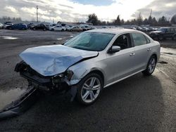 Volkswagen Passat SE salvage cars for sale: 2014 Volkswagen Passat SE