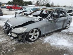 Salvage cars for sale at Finksburg, MD auction: 2012 Mercedes-Benz S 550