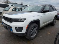 Jeep salvage cars for sale: 2022 Jeep Grand Cherokee Trailhawk 4XE