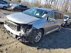 Salvage cars for sale from Copart Waldorf, MD: 2017 Chrysler Pacifica Limited