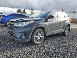 Vehiculos salvage en venta de Copart Portland, OR: 2017 Toyota Highlander SE