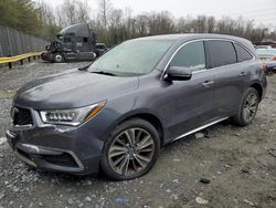 Salvage cars for sale from Copart Waldorf, MD: 2017 Acura MDX Technology