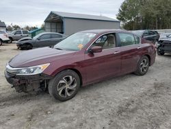 Honda Accord LX salvage cars for sale: 2017 Honda Accord LX